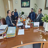 دیدار رئیس اداره منابع انسانی حرم مطهرامام رضا (ع)  با مسیولین موسسه آموزش عالی عطار
