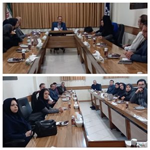 جلسه هم اندیشی مدیر گروه و استادان گروه مشاوره با ریاست جدید موسسه آموزش عالی عطار برگزار شد.